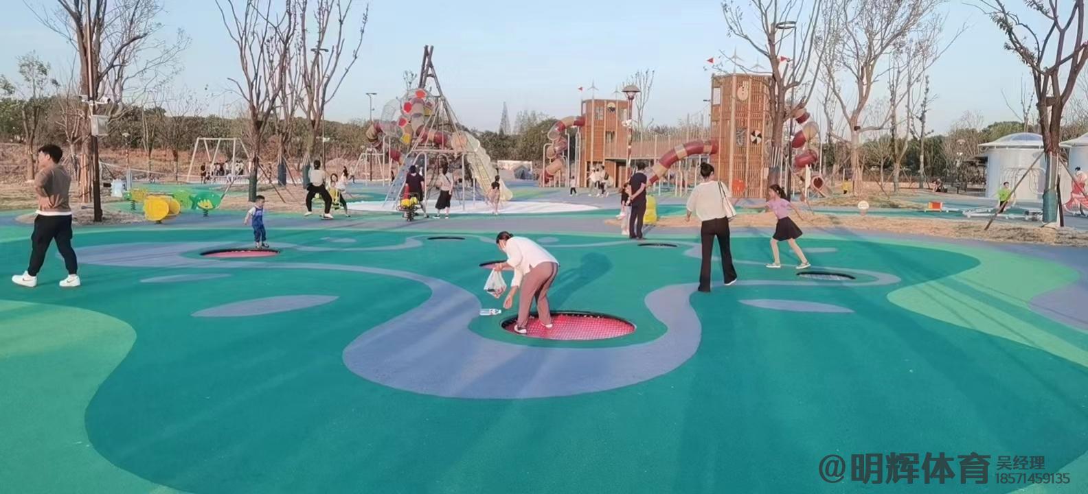 南昌公园跑道是用什么材料做成的